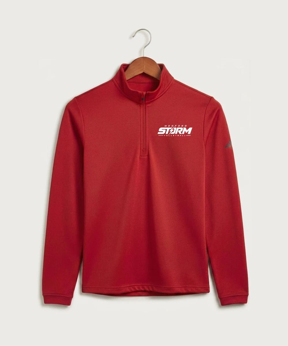 Medford Storm High School Volleyball Team Store - Power Red Men's Ultimate365 Lightweight Quarter-Zip Pullover