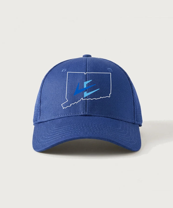 Leading Edge Connecticut Team Store - Royal New Era - Stretch Mesh Cap. NE1020