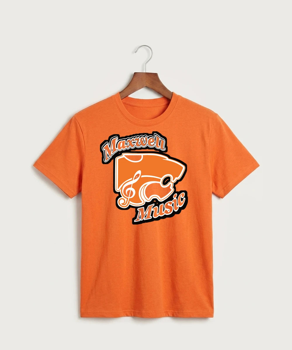 Maxwell High School Music (Instrumental) Team Store - S. Orange Port & Co Core Cotton Tee. PC54