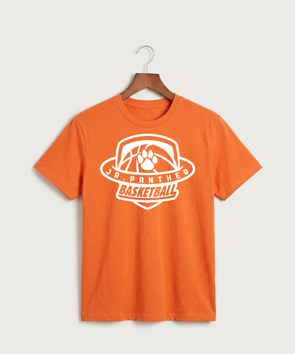 Jr Panther Basketball - S. Orange Port & Co Core Cotton Tee. PC54