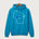 Leading Edge Wisconsin Team Store - Sapphire Port & Co Core Fleece Pullover Hooded Sweatshirt. PC78H