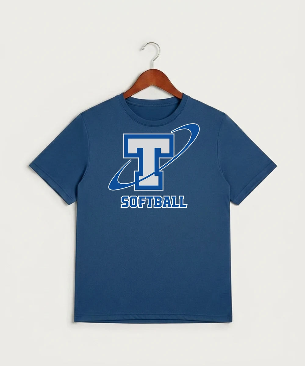 Papillion La Vista South Titan Softball Team Store - True Royal Heather Sport-Tek PosiCharge Competitor Tee. ST350