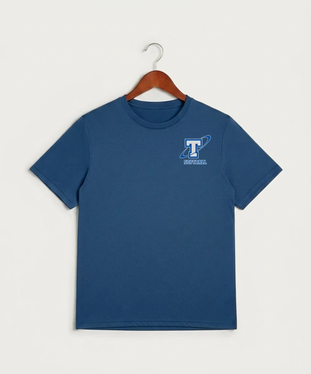 Papillion La Vista South Titan Softball Team Store - True Royal Heather Sport-Tek PosiCharge Competitor Tee. ST350