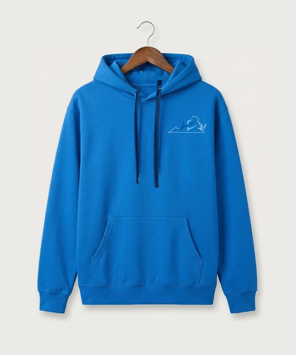 Leading Edge Virginia Team Store - True Royal Hoodie Value - Left Chest