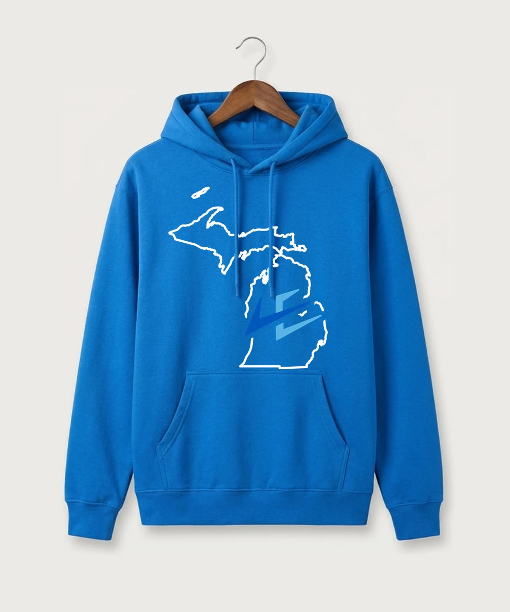 Leading Edge Michigan Team Store - True Royal Hoodie Value