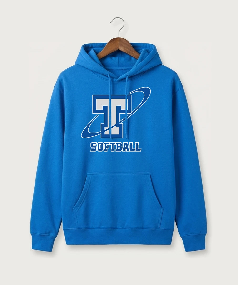 Papillion La Vista South Titan Softball Team Store - True Royal Hoodie Value
