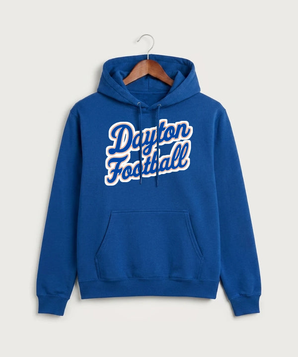 Jonathan Dayton High School Football Team Store - True Royal Port & Co Core Fleece Pullover Hooded Sweatshirt. PC78H