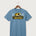Northwestern Volleyball - Tundra Blue Port & Co Core Cotton Tee. PC54
