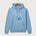 Leading Edge Michigan Team Store - Tundra Blue Port & Co Core Fleece Pullover Hooded Sweatshirt. PC78H