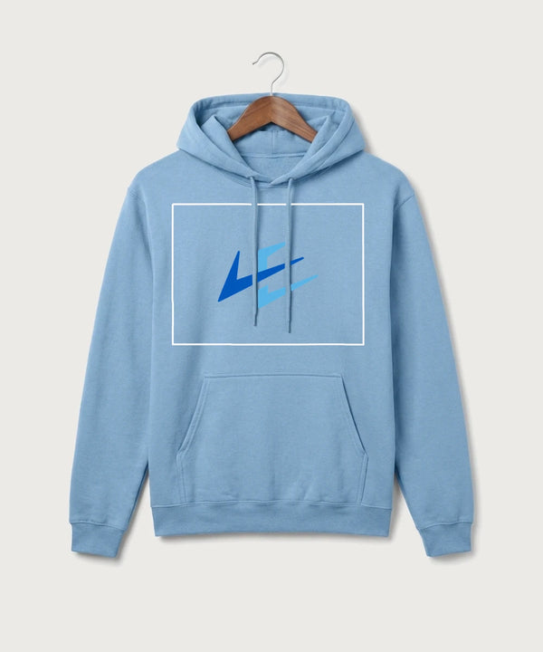 Leading Edge Colorado Team Store - Tundra Blue Port & Co Core Fleece Pullover Hooded Sweatshirt. PC78H