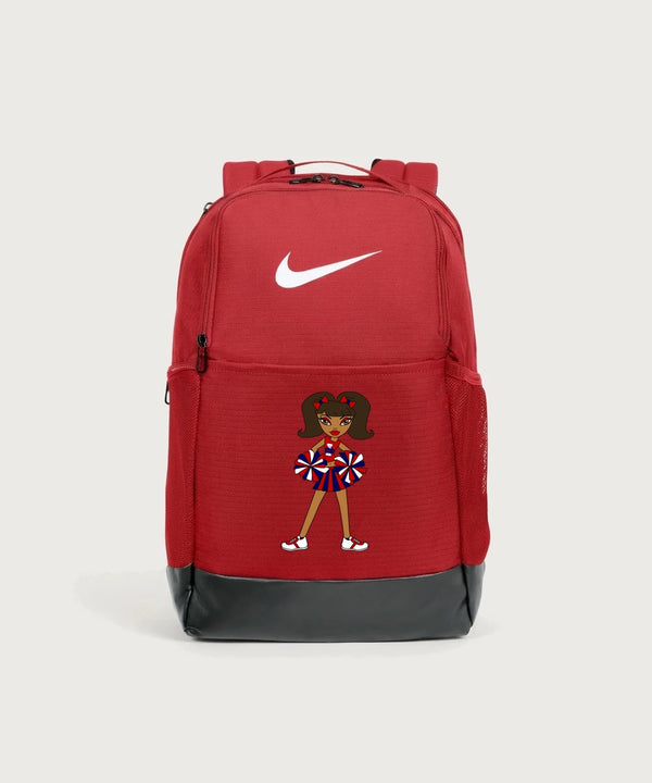 Independence High School Cheer Team - University Red Nike Brasilia Medium Backpack NKDH7709