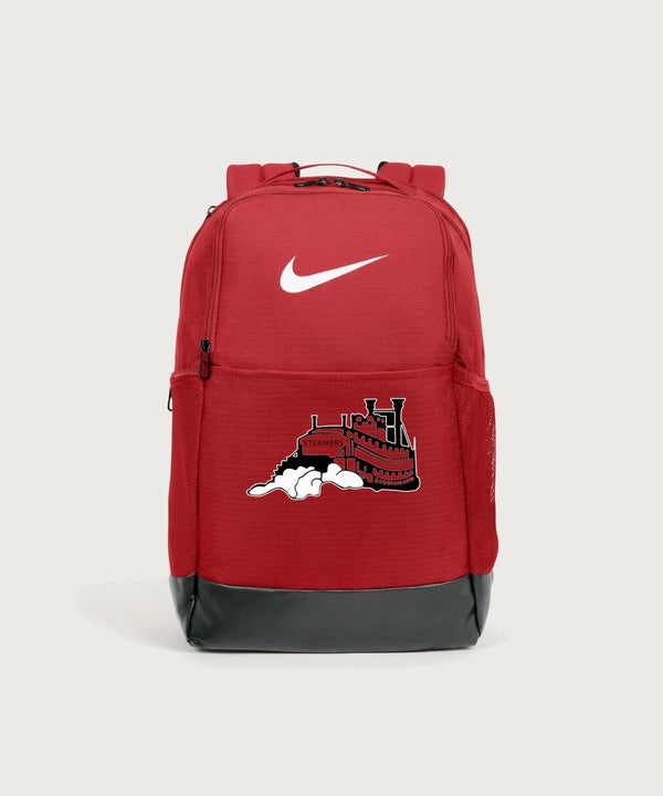 Fulton High School Football (Boys) - University Red Nike Brasilia Medium Backpack NKDH7709