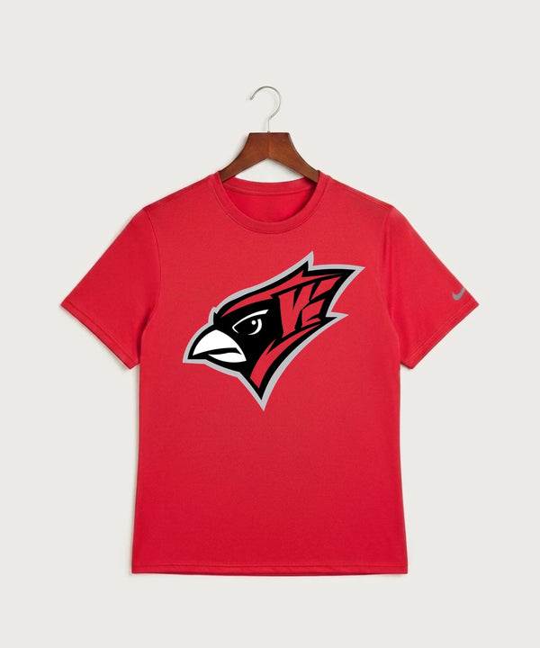 Willmar High School Winter Athletics Team Store - University Red Nike Swoosh Sleeve rLegend Tee NKDX8730