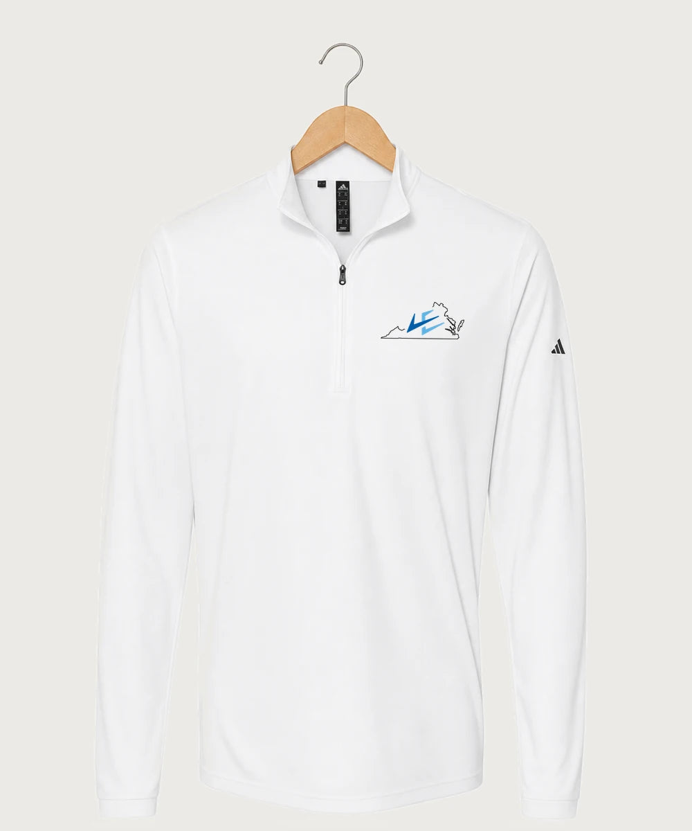 Leading Edge Virginia Team Store - White Men's Ultimate365 Lightweight Quarter-Zip Pullover