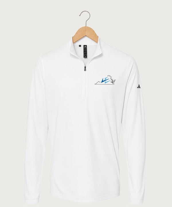 Leading Edge Virginia Team Store - White Men's Ultimate365 Lightweight Quarter-Zip Pullover