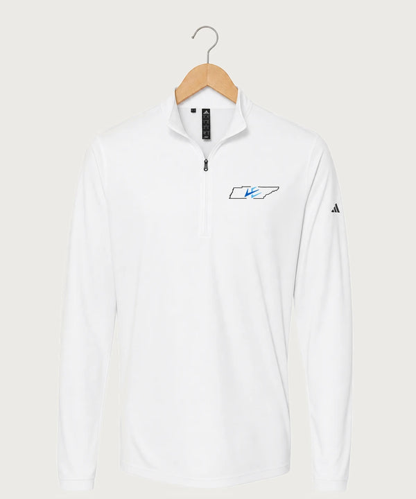 Leading Edge Tennessee Team Store - White Men's Ultimate365 Lightweight Quarter-Zip Pullover
