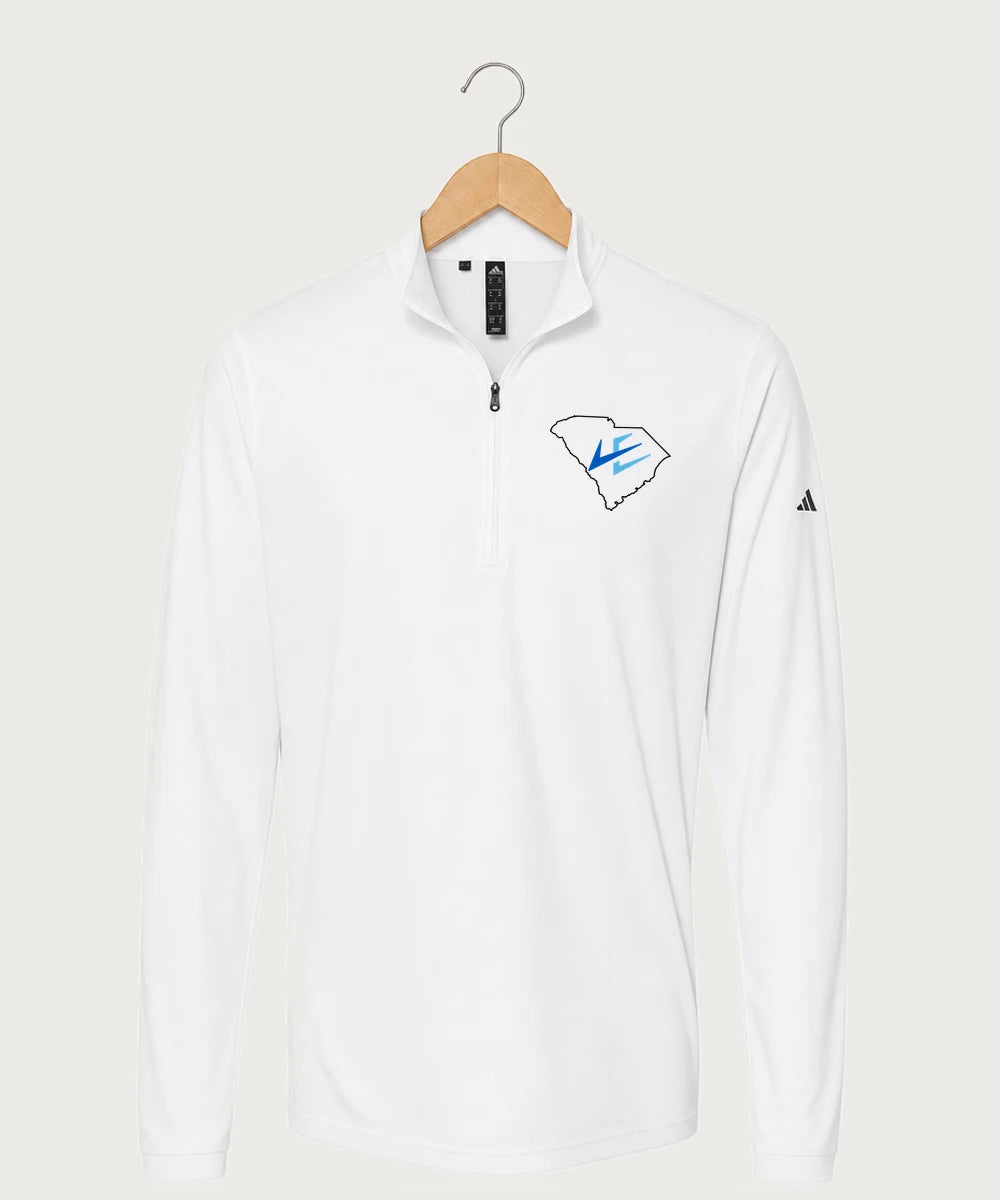 Leading Edge South Carolina Team Store - White Men's Ultimate365 Lightweight Quarter-Zip Pullover