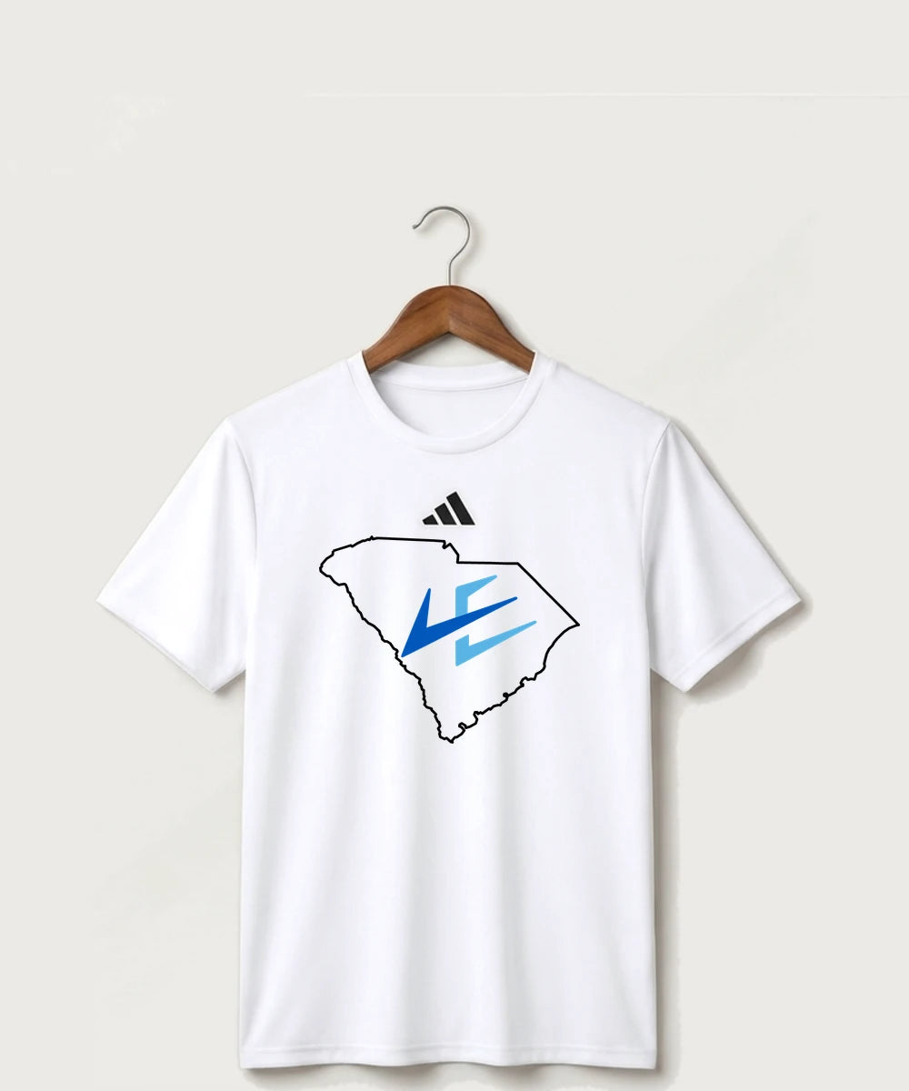 Leading Edge South Carolina Team Store - White/ Black Men's Pregame T-Shirt