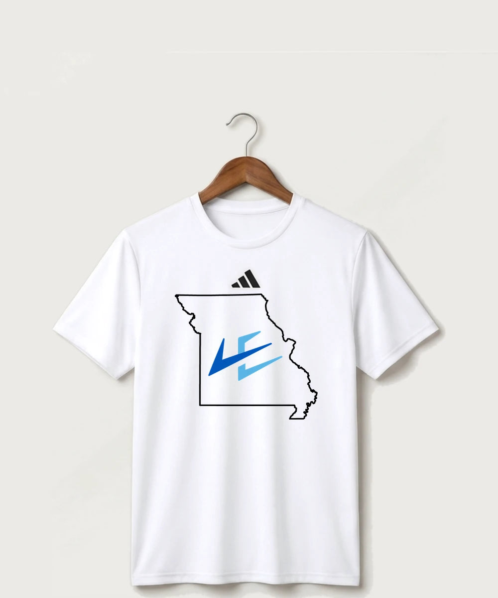 Leading Edge Missouri Team Store - White/ Black Men's Pregame T-Shirt