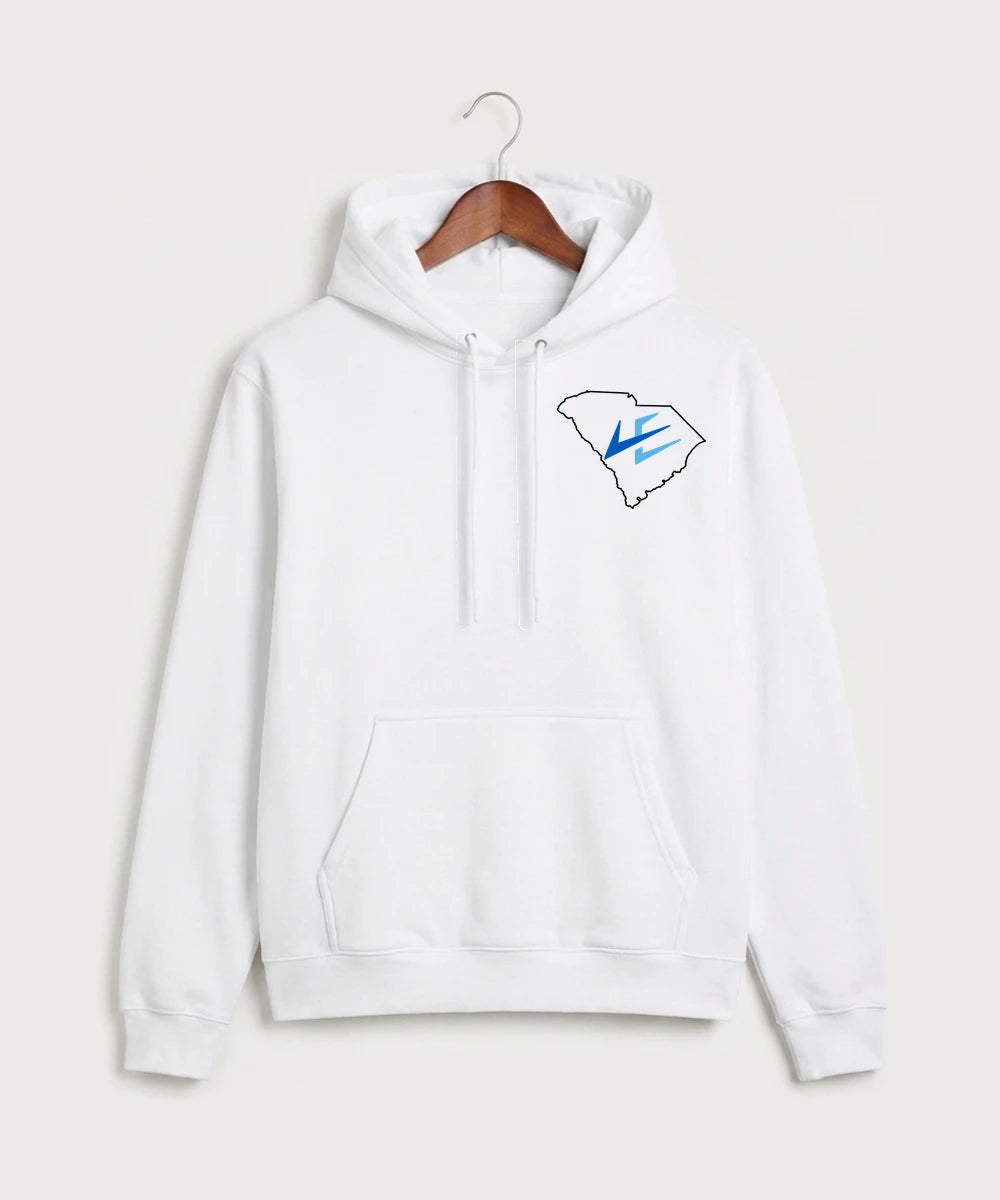 Leading Edge South Carolina Team Store - White Hoodie Value - Left Chest