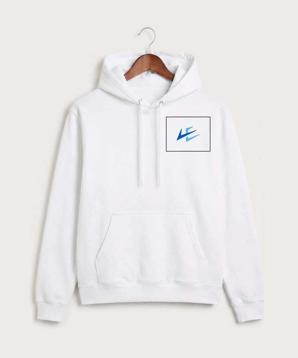 Leading Edge Wyoming Team Store - White Hoodie Value - Left Chest