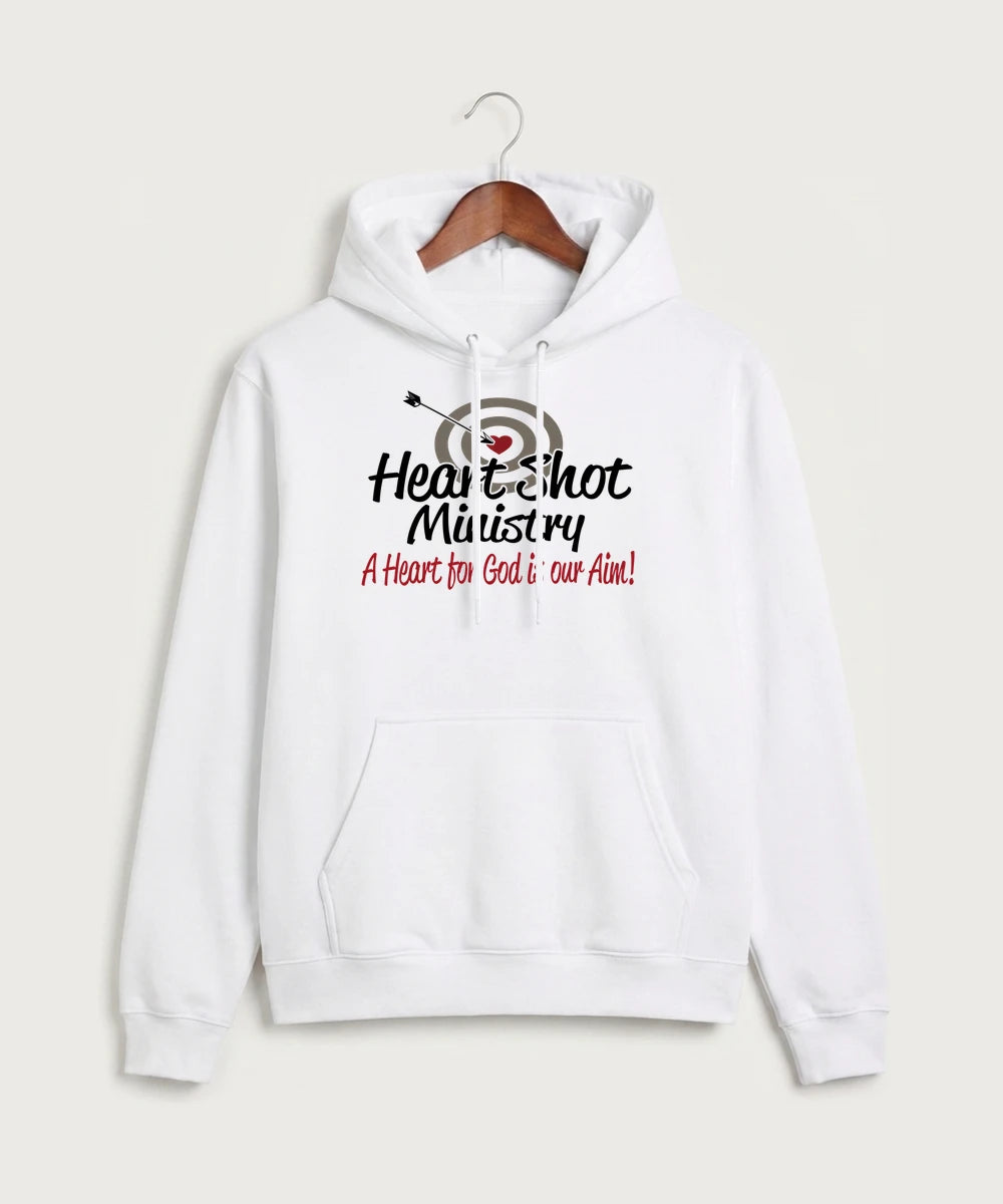 Heart Shot Ministry Archery Team Store - White Hoodie Value