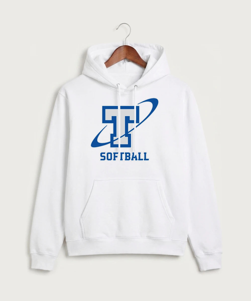 Papillion La Vista South Titan Softball Team Store - White Hoodie Value