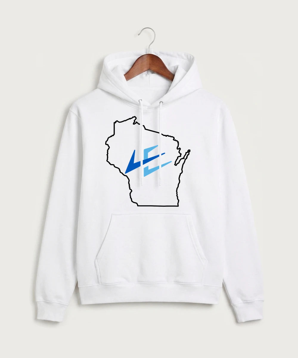 Leading Edge Wisconsin Team Store - White Hoodie Value