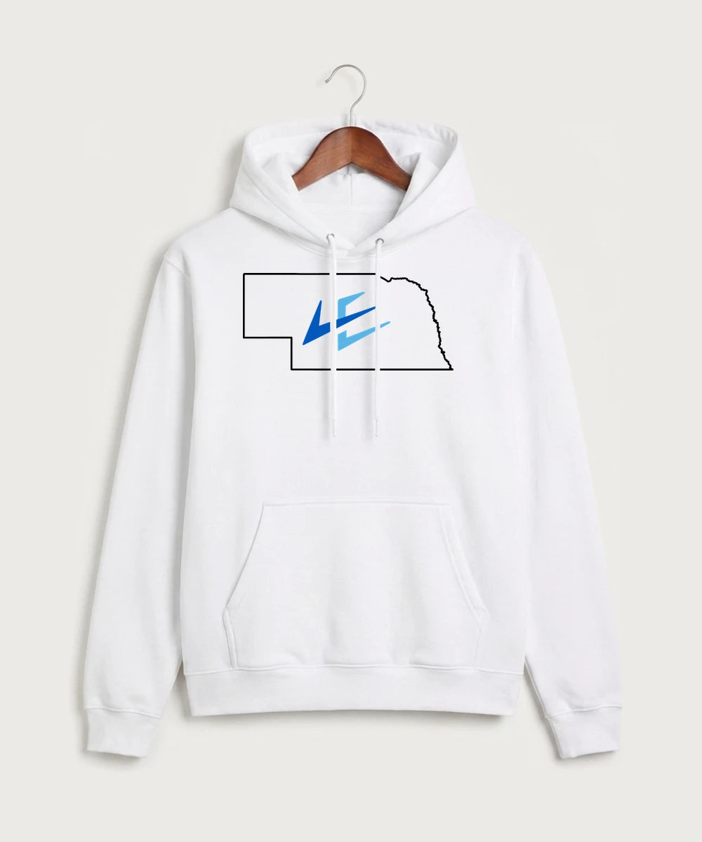 Leading Edge Nebraska Team Store - White Hoodie Value