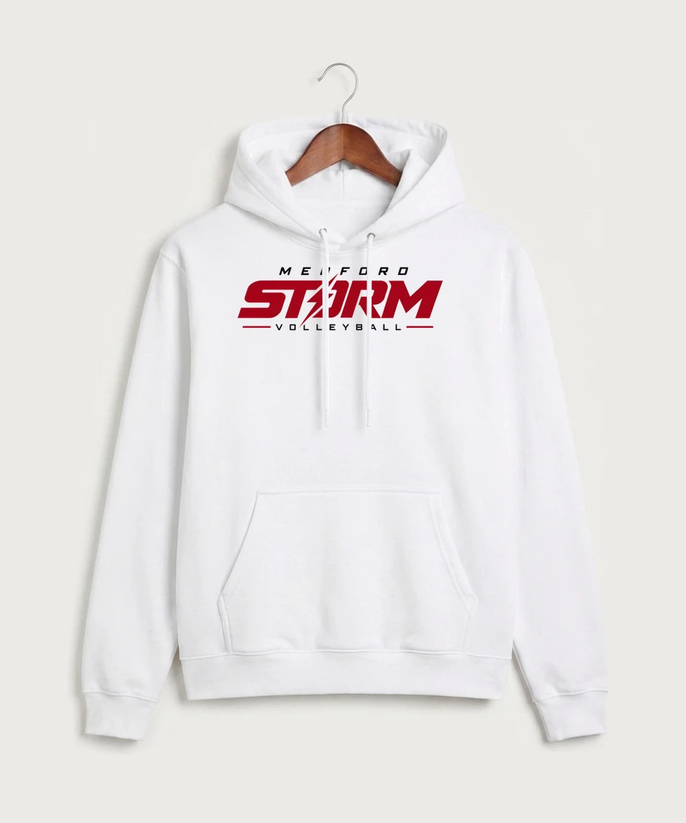 Medford Storm High School Volleyball Team Store - White Hoodie Value