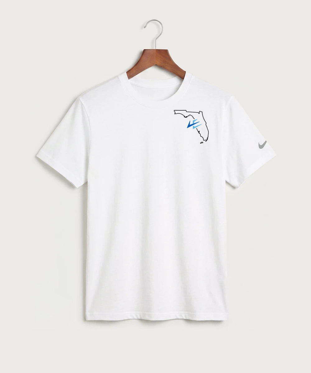Leading Edge Florida Team Store - White Nike Swoosh Sleeve rLegend Tee NKDX8730