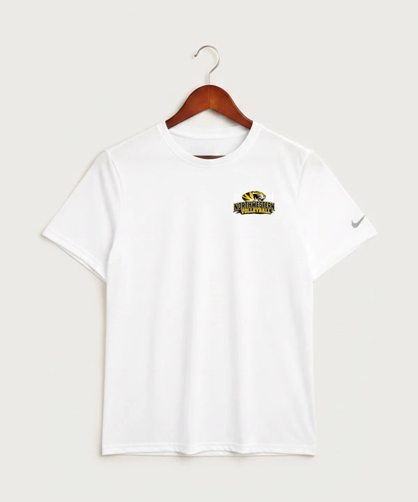 Northwestern Volleyball - White Nike Swoosh Sleeve rLegend Tee NKDX8730