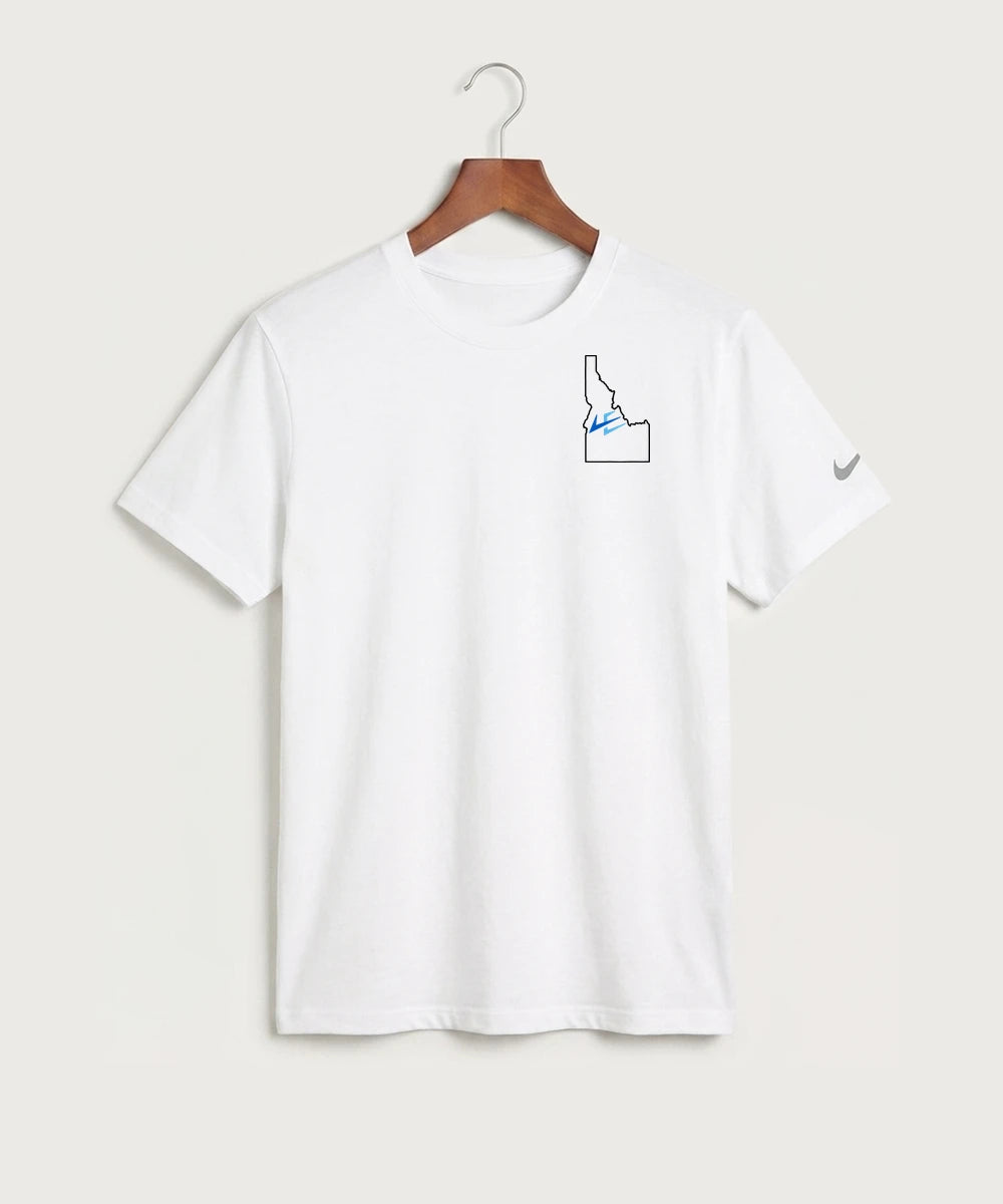 Leading Edge Idaho Team Store - White Nike Swoosh Sleeve rLegend Tee NKDX8730