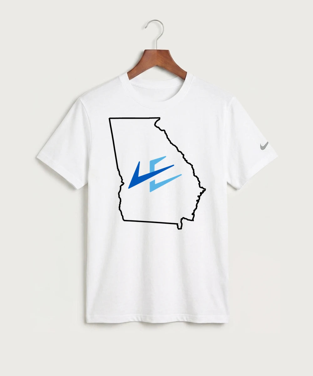 Leading Edge Georgia Team Store - White Nike Swoosh Sleeve rLegend Tee NKDX8730