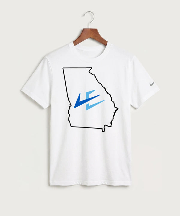 Leading Edge Georgia Team Store - White Nike Swoosh Sleeve rLegend Tee NKDX8730
