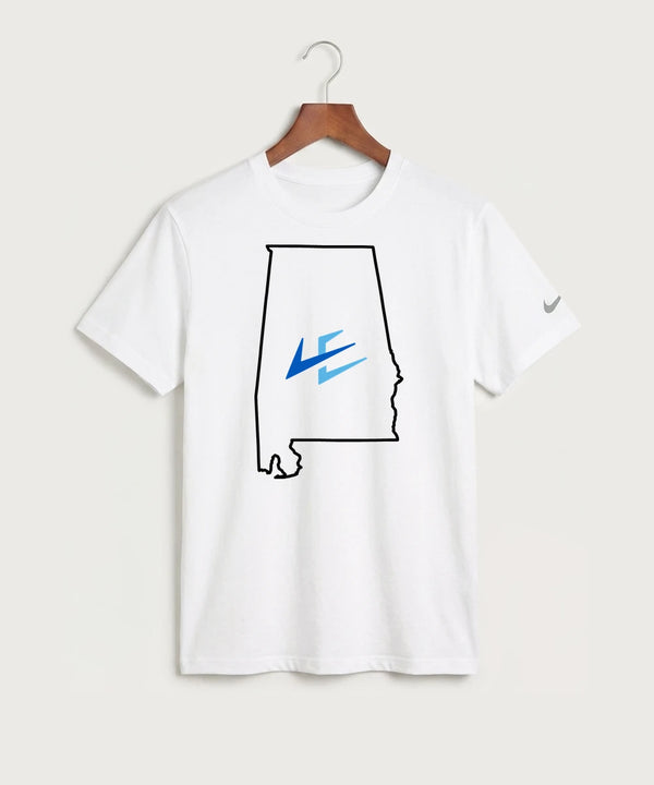 Leading Edge Alabama Team Store - White Nike Swoosh Sleeve rLegend Tee NKDX8730