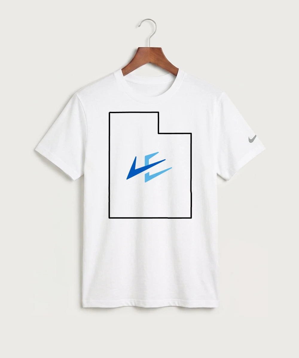 Leading Edge Utah Team Store - White Nike Swoosh Sleeve rLegend Tee NKDX8730