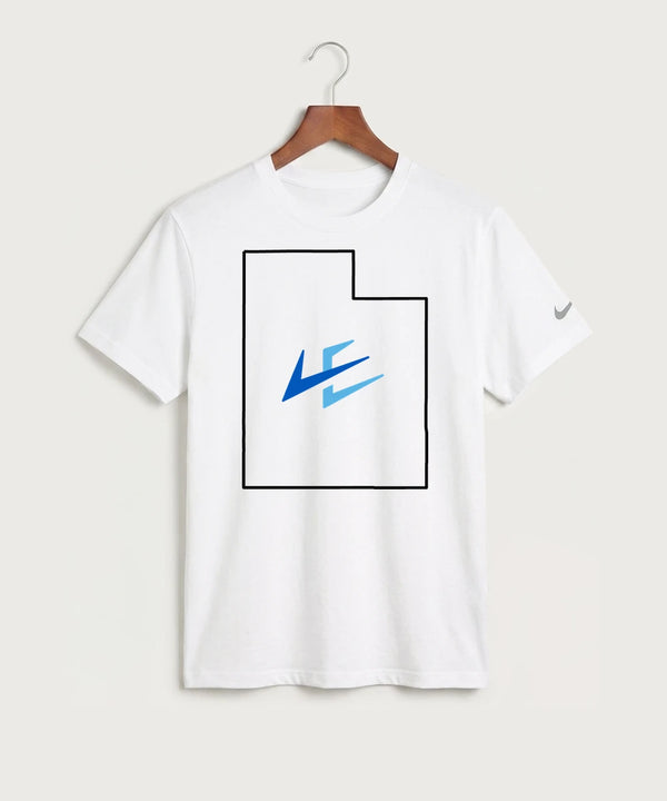 Leading Edge Utah Team Store - White Nike Swoosh Sleeve rLegend Tee NKDX8730