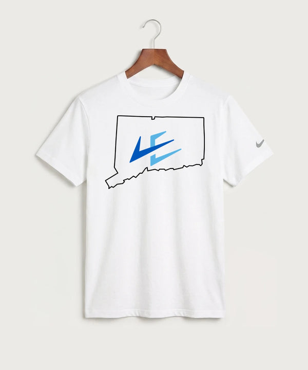 Leading Edge Connecticut Team Store - White Nike Swoosh Sleeve rLegend Tee NKDX8730