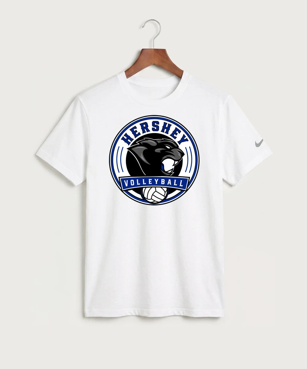 Hershey High School Volleyball Team Store - White Nike Swoosh Sleeve rLegend Tee NKDX8730