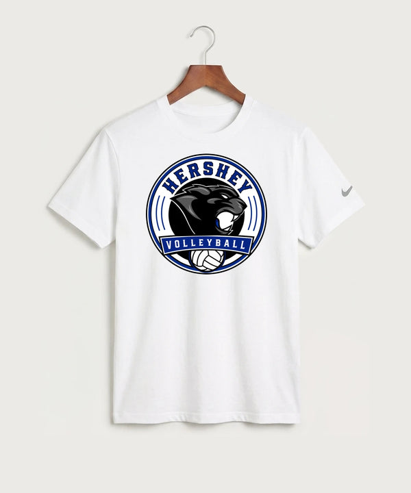 Hershey High School Volleyball Team Store - White Nike Swoosh Sleeve rLegend Tee NKDX8730