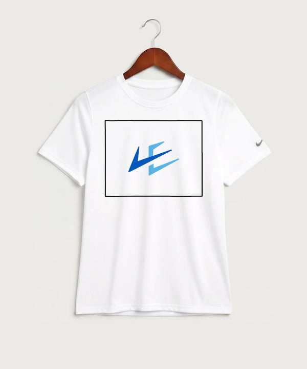 Leading Edge Wyoming Team Store - White Nike Youth Swoosh Sleeve rLegend Tee NKDX8787
