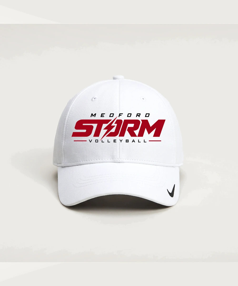 Medford Storm High School Volleyball Team Store - White Nike Dri-FIT Legacy Cap NKFB6447
