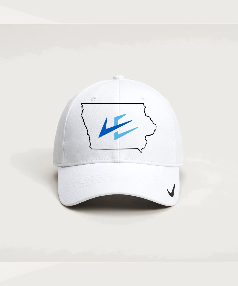 Leading Edge Iowa Team Store - White Nike Dri-FIT Legacy Cap NKFB6447
