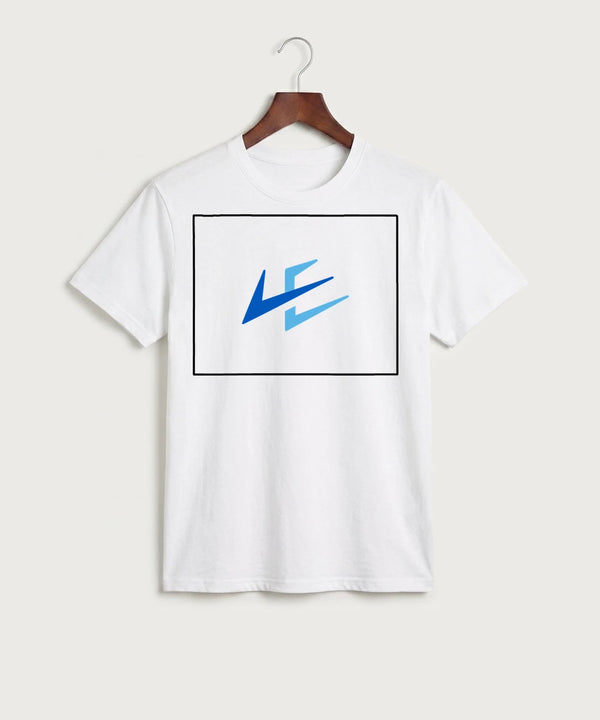 Leading Edge Wyoming Team Store - White Port & Co Core Cotton Tee. PC54