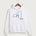Leading Edge New York Team Store - White Port & Co Core Fleece Pullover Hooded Sweatshirt. PC78H