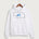 Leading Edge Nebraska Team Store - White Port & Co Core Fleece Pullover Hooded Sweatshirt. PC78H