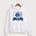 Hudson Cheer & Stunt - White Port & Co Core Fleece Pullover Hooded Sweatshirt. PC78H