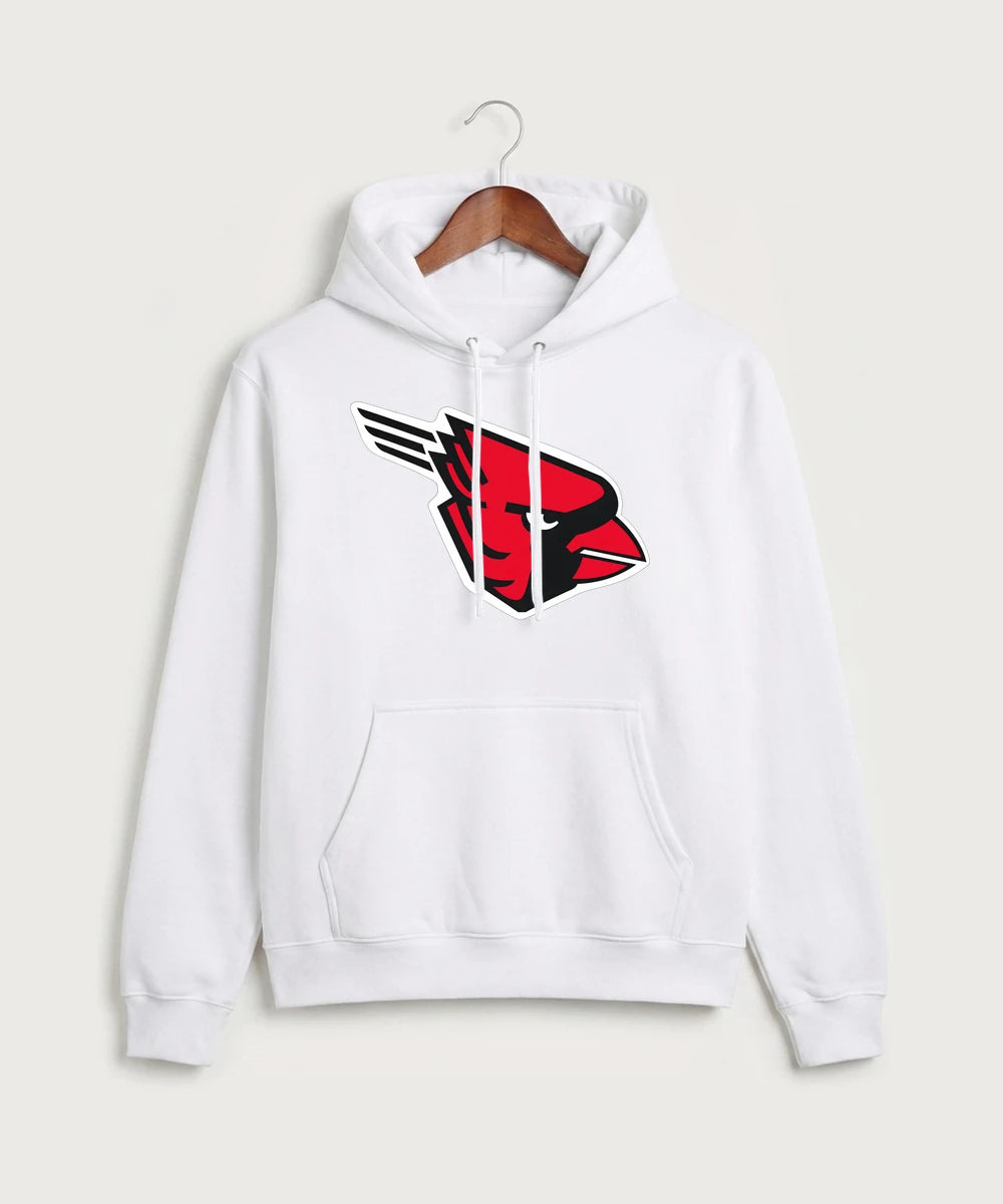 GF E2E Test 02 Track and Field - White Port & Co Core Fleece Pullover Hooded Sweatshirt. PC78H