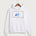 Leading Edge South Dakota Team Store - White Port & Co Core Fleece Pullover Hooded Sweatshirt. PC78H